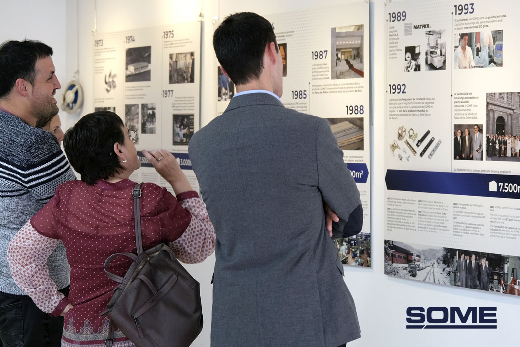 Inauguración de la exposición “Some, 50 años dando forma al progreso”